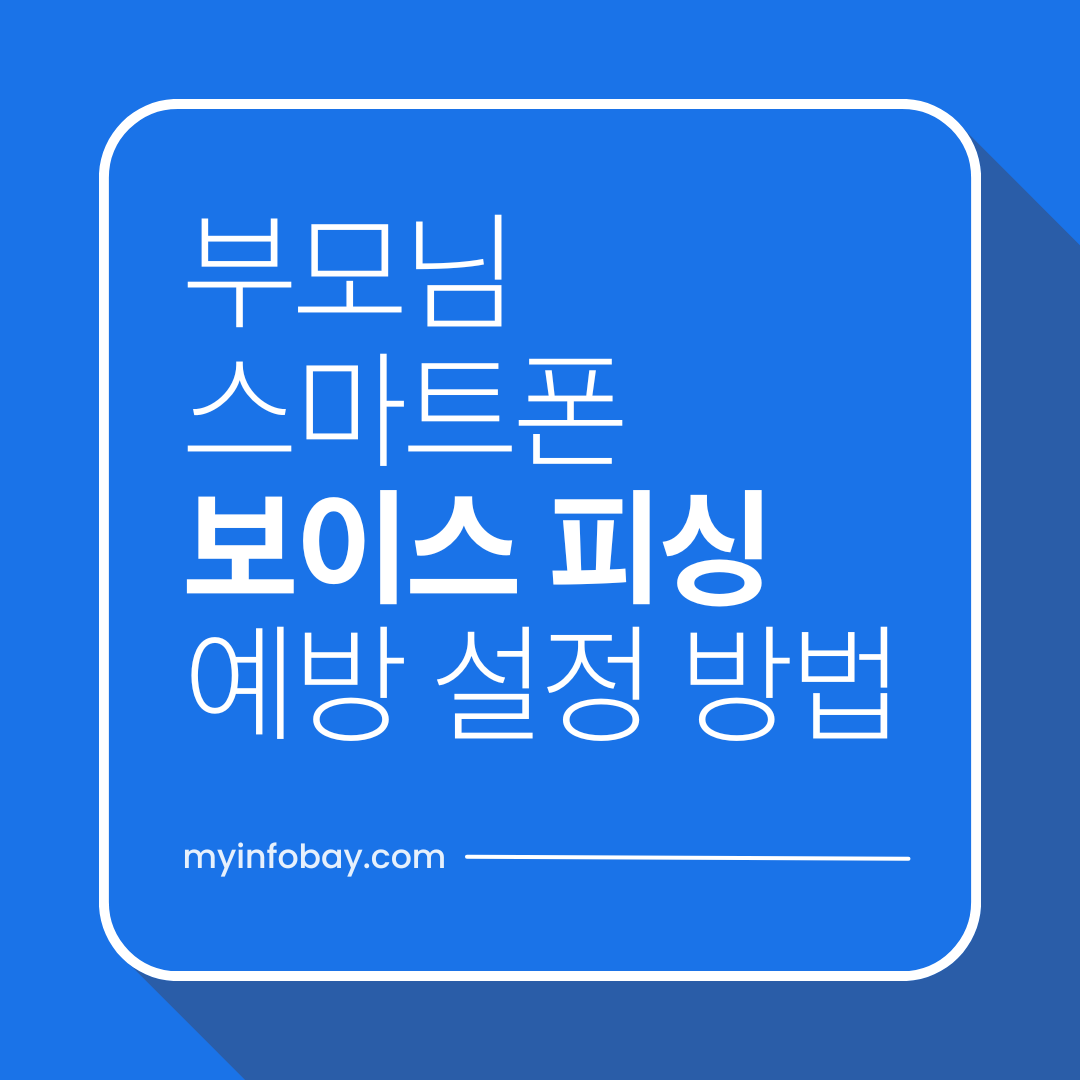 부모님 스마트폰 보이스피싱 예방