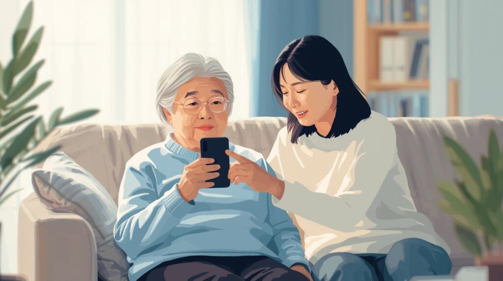 부모님 스마트폰 소리 크게 설정