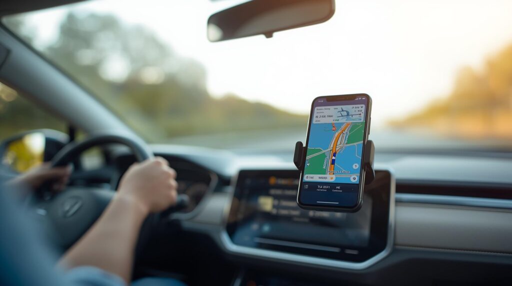 connect smartphone to car navigation