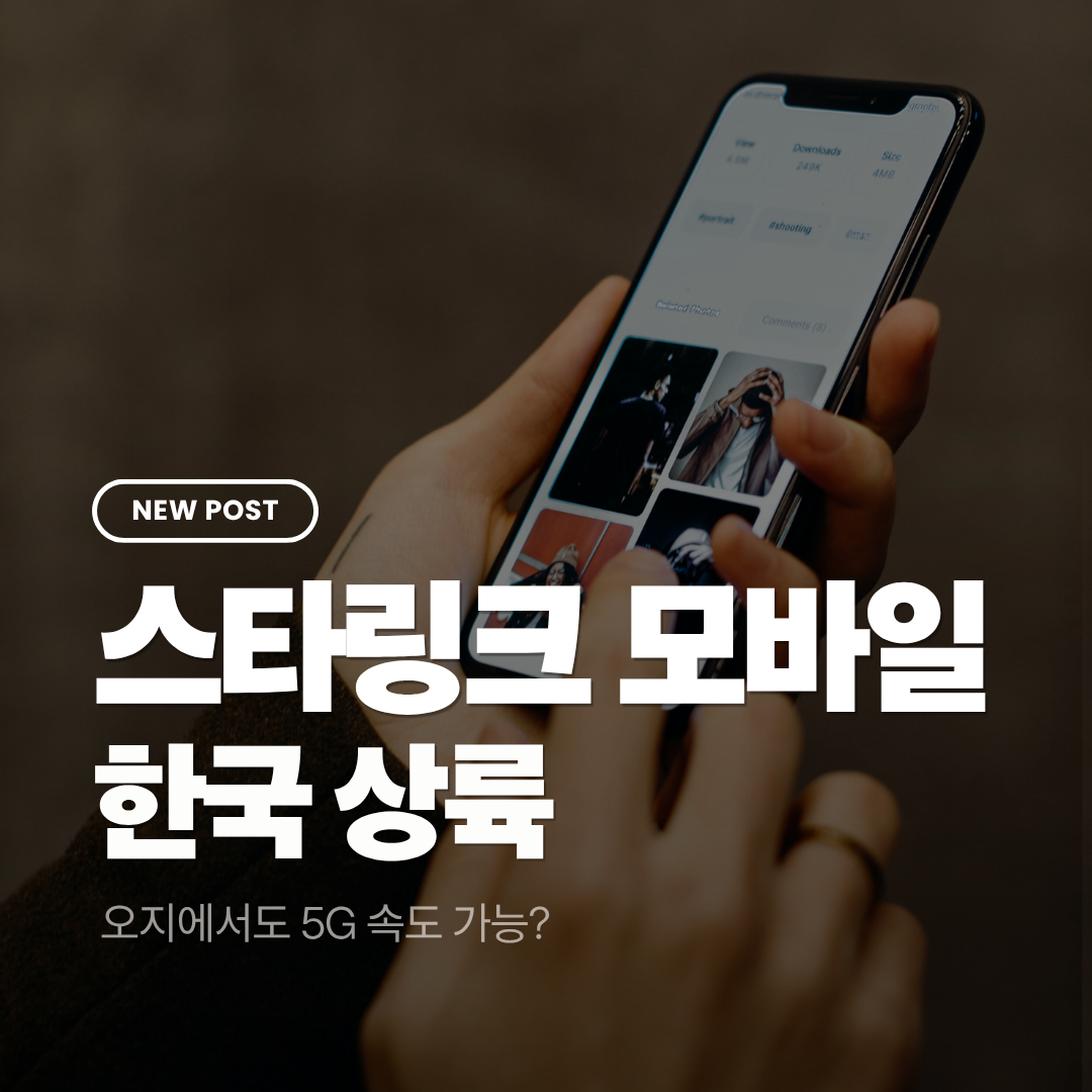 스타링크 모바일 한국
