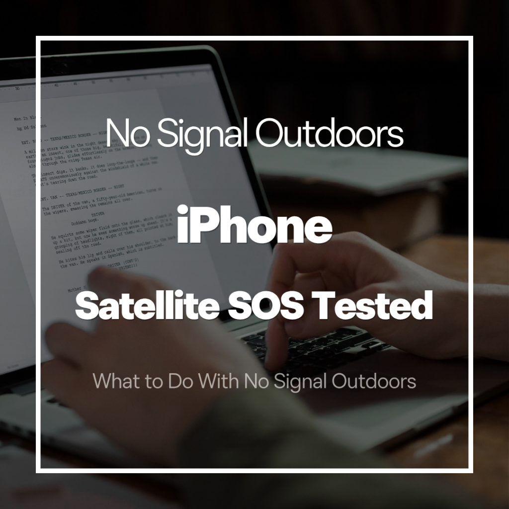 iPhone satellite SOS