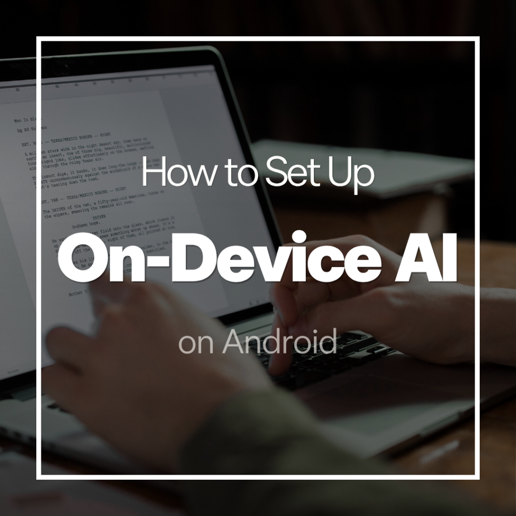 on-device AI
